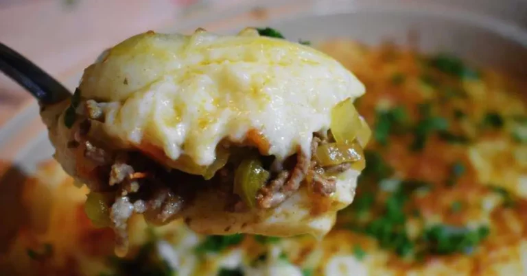 Escondidinho de aipim com carne moída