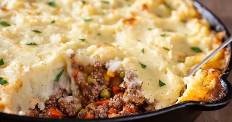 Escondidinho de Carne Moída com Mandioca