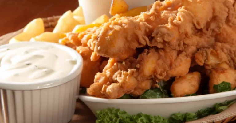 Frango frito com Molho de Iogurte