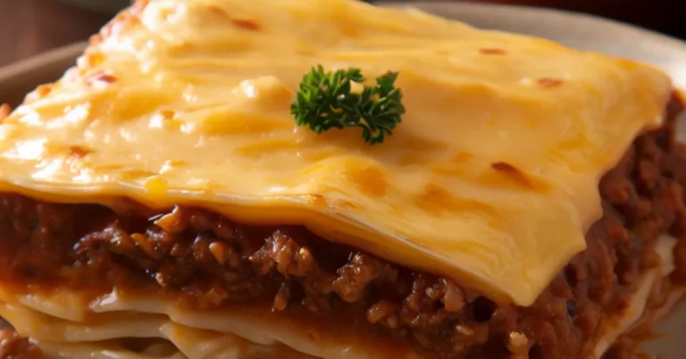 Foto da receita de Lasanha Simples de Carne Moída