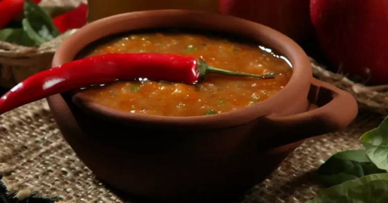 Molho de pimenta com maçã