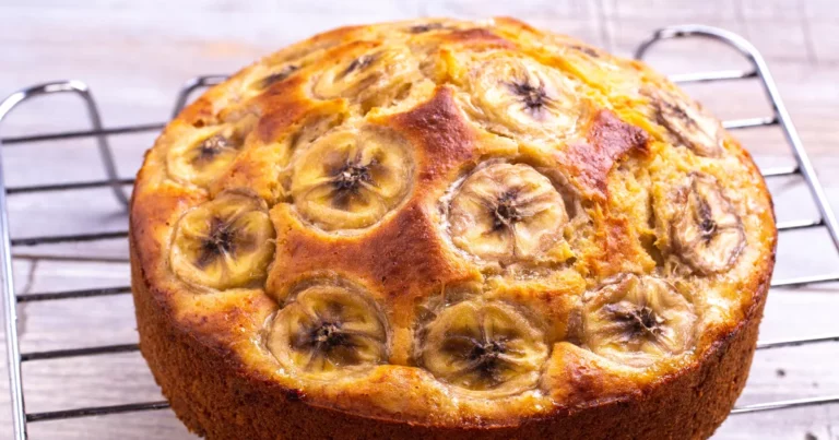 Bolo de Banana de Liquidificador