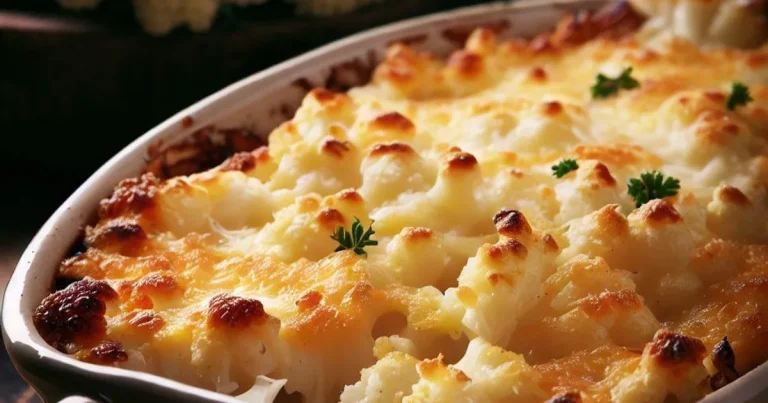 Couve Flor Gratinada