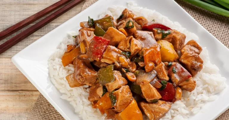 Frango Xadrez Simples