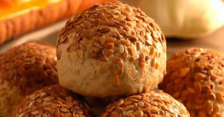 Pãozinho de aveia e linhaça