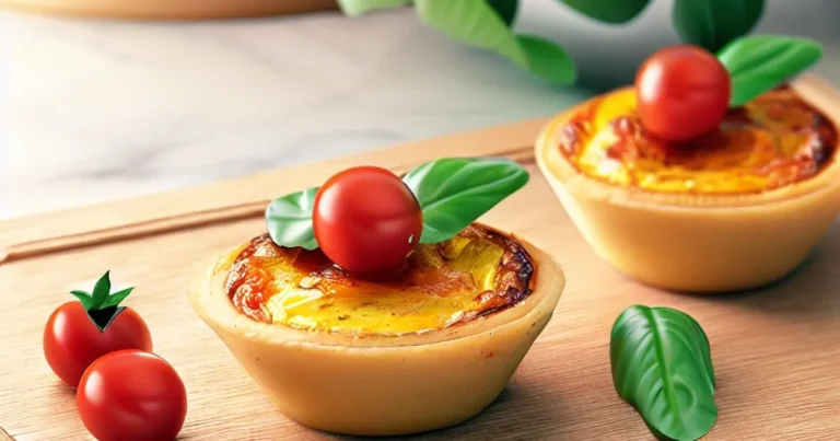 Empadinha caprese