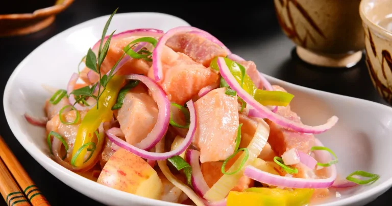 Ceviche de salmão