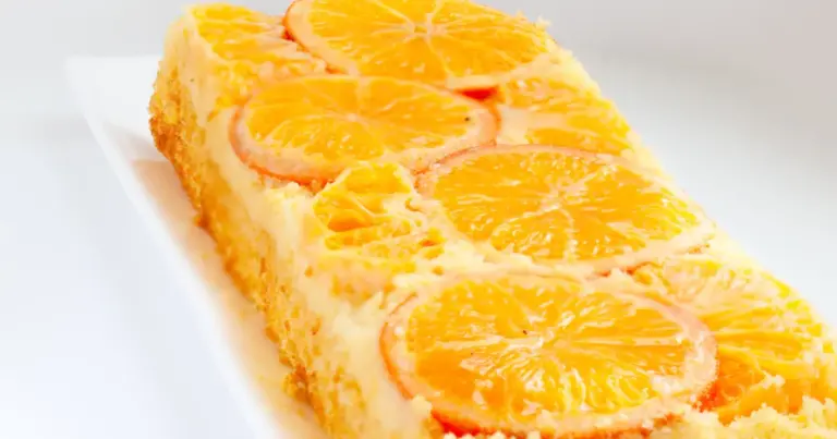 Bolo de tangerina no vapor