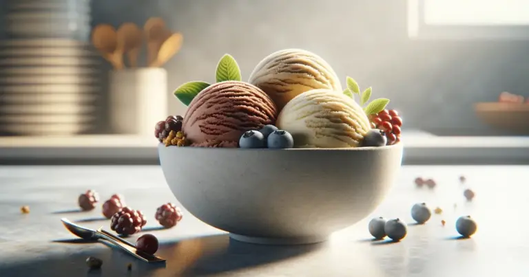 Sorvete com 3 ingredientes