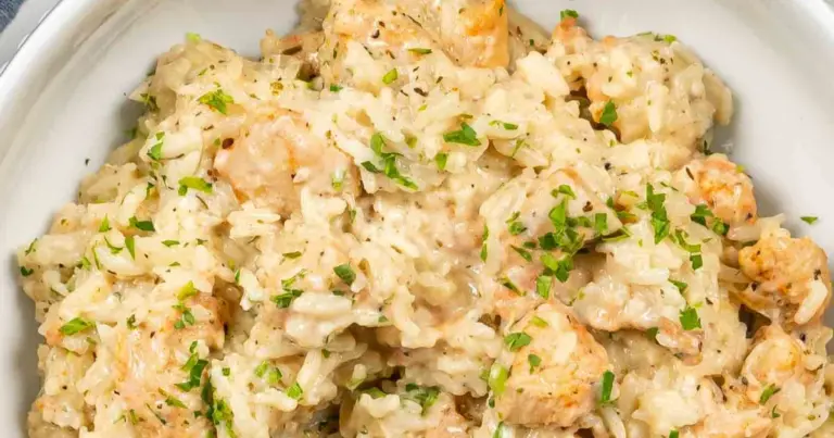 Arroz cremoso de Frango