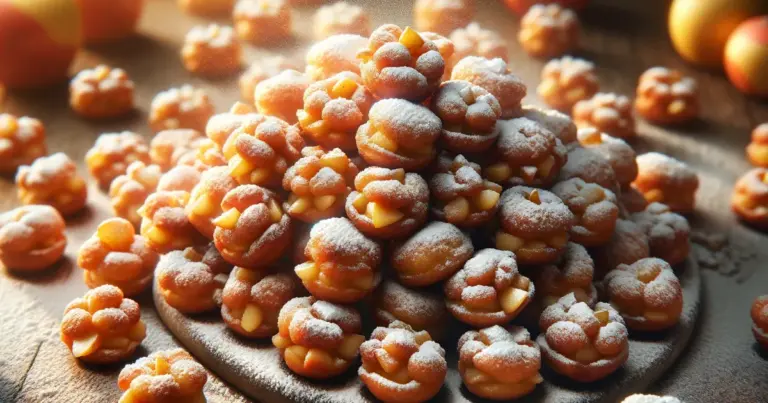 Bolinho de chuva de maçã