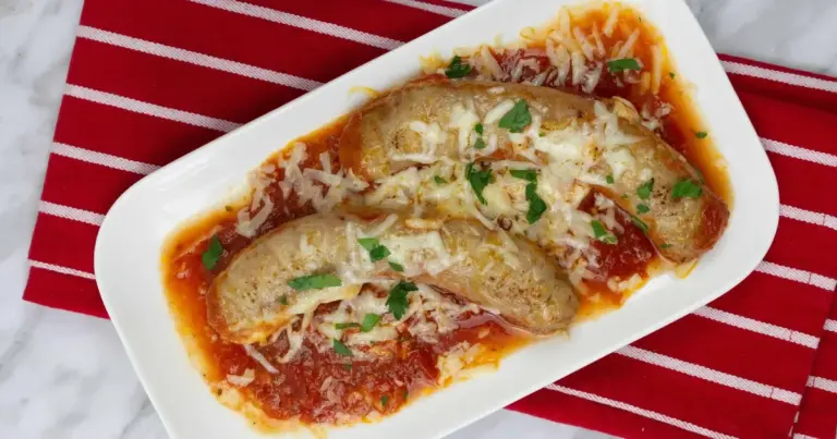 Linguiça à parmegiana