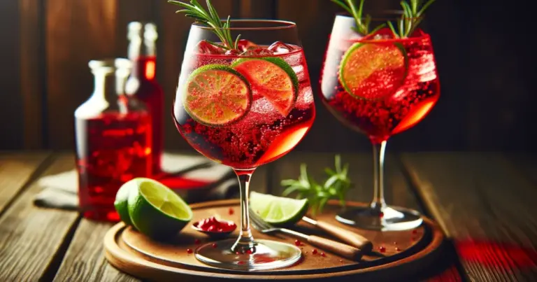 Red Dress: gin tônica saborizada com frutas vermelhas