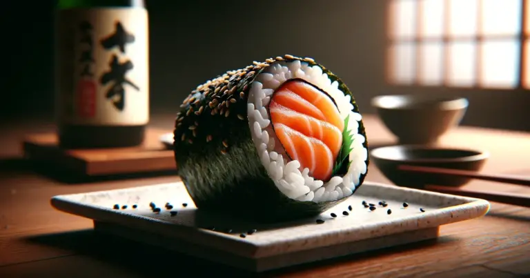 Temaki de salmão