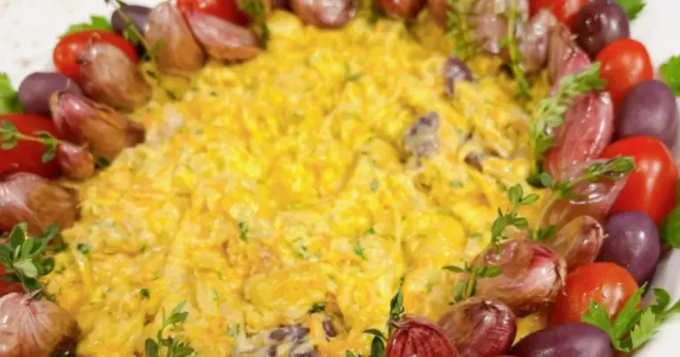 Bacalhau festivo com molho branco