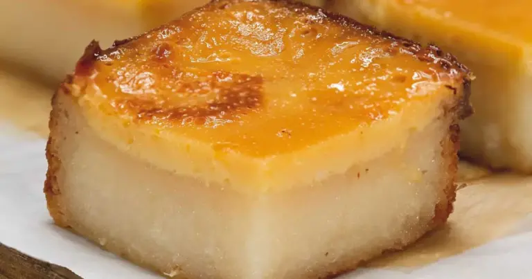 Bolo de aipim com cocada