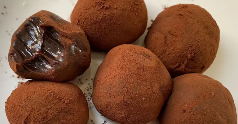 Minitrufa de chocolate