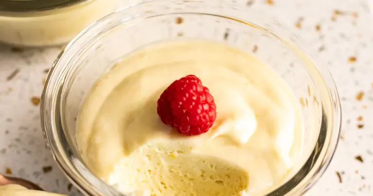Mousse de limão com castanhas sem lactose