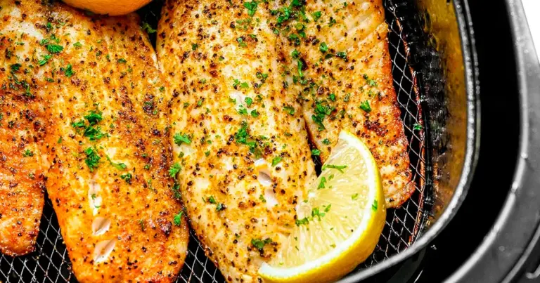 Peixe crocante na air fryer