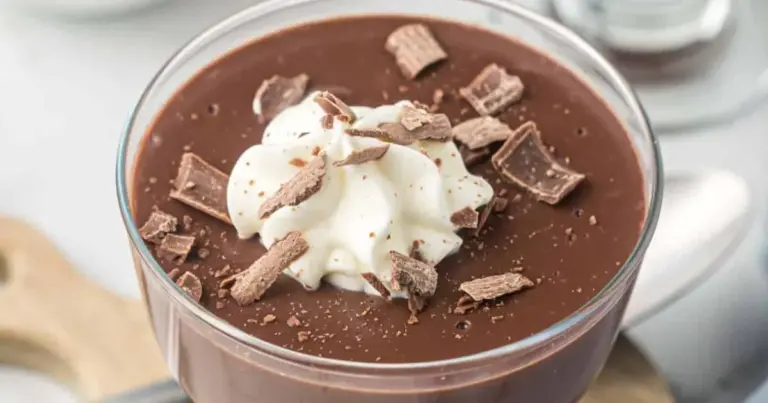 Pudim de chocolate na air fryer