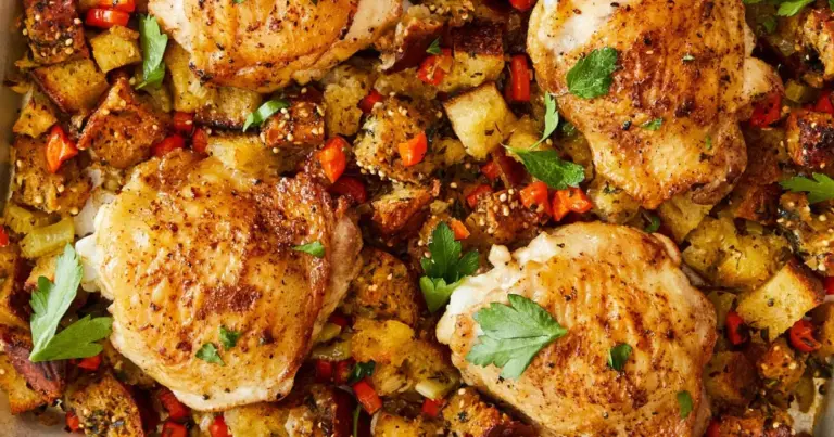Sobrecoxa de frango recheada