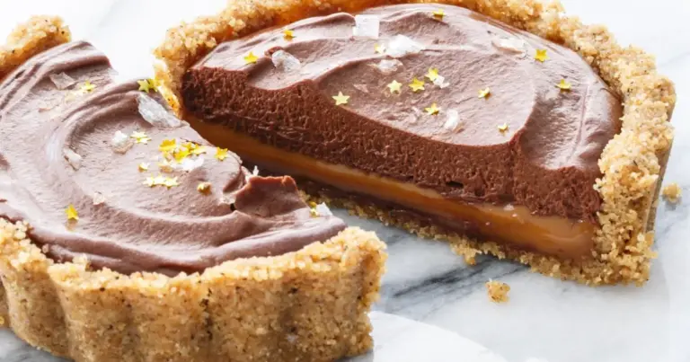 Torta de doce de leite e chocolate