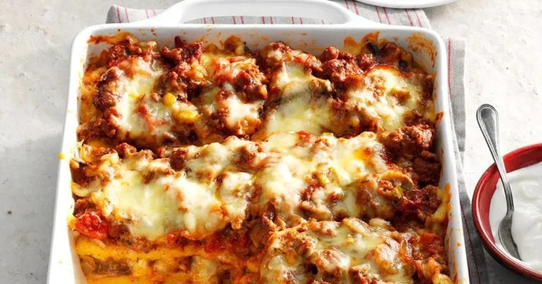 Escondidinho de carne e polenta com abóbora
