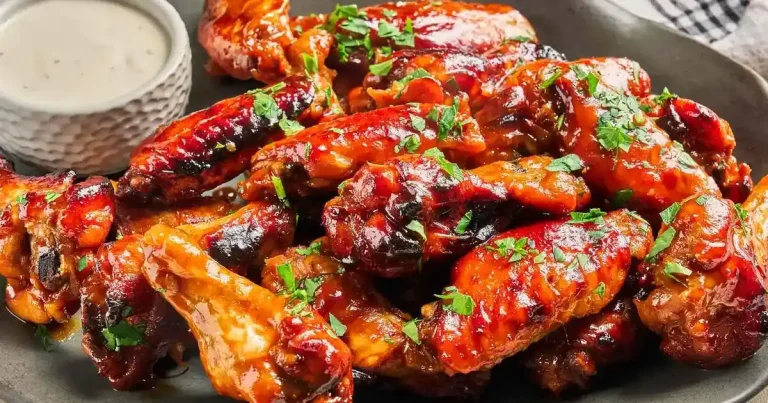 Foto da receita de Asas de Frango Assadas com Molho Barbecue