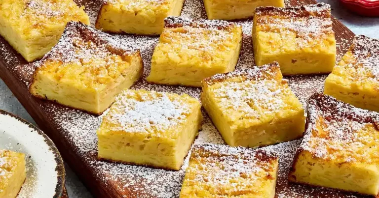 Foto da receita de Barras de Bolo de Maçã Invisível