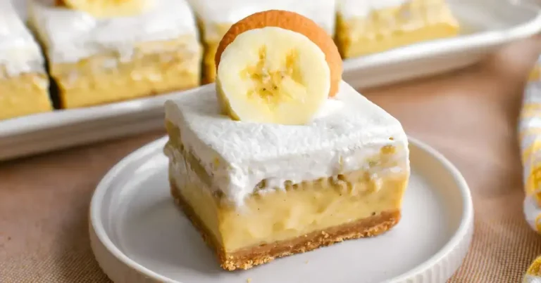 Foto da receita de Barrinhas de Pudim de Banana