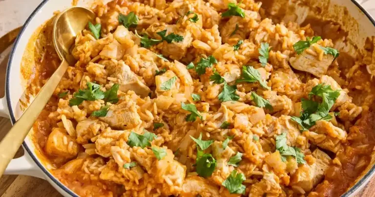Foto da receita de Casserole de Arroz com Frango ao Molho de Manteiga