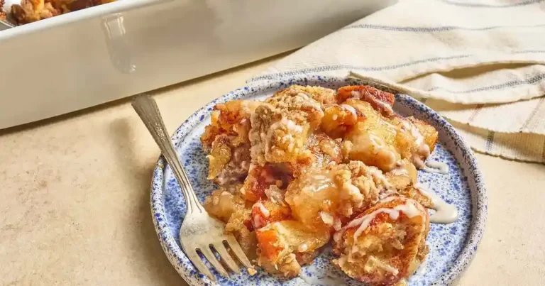 Foto da receita de Casserole de Rolos de Canela com Maçã