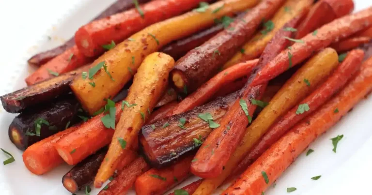 Foto da receita de Cenouras Assadas com Harissa