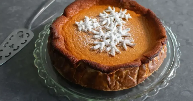 Foto da receita de Cheesecake Basco de Gengibre