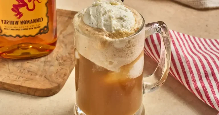 Foto da receita de Float de Raiz de Cerveja Fireball