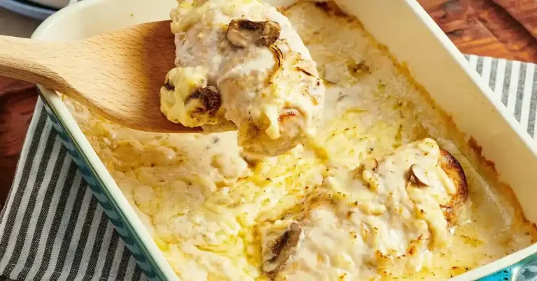 Foto da receita de Frango Assado com Asiago e Cogumelos
