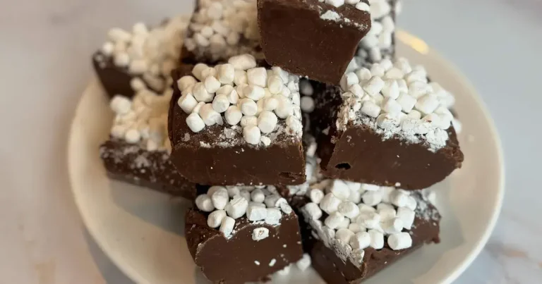 Foto da receita de Fudge de Chocolate Quente