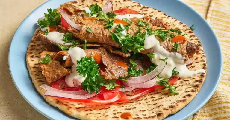 Foto da receita de Kebab Estilo Doner