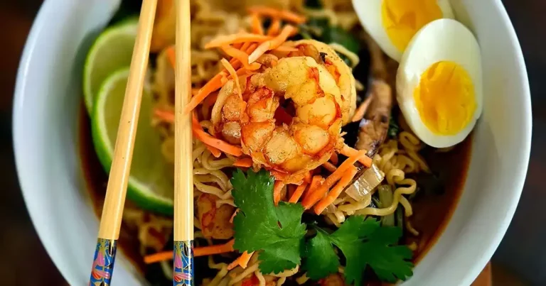 Foto da receita de Ramen de Camarão com Limão e Pimenta