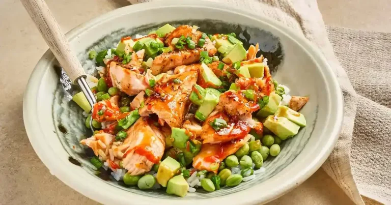 Foto da receita de Tigelas de Salmão Teriyaki