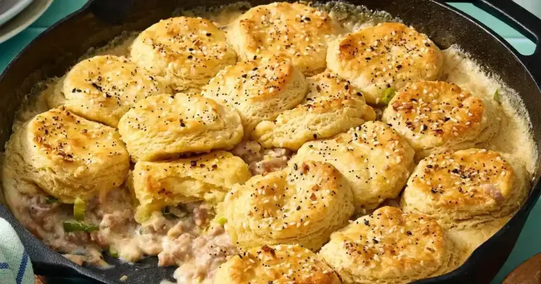 Foto da receita de Torta de Frigideira com Biscoitos e Molho