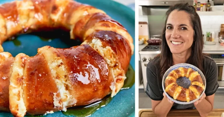 Foto da receita de Bagel Recheado com Cream Cheese de Manteiga de Mel Picante
