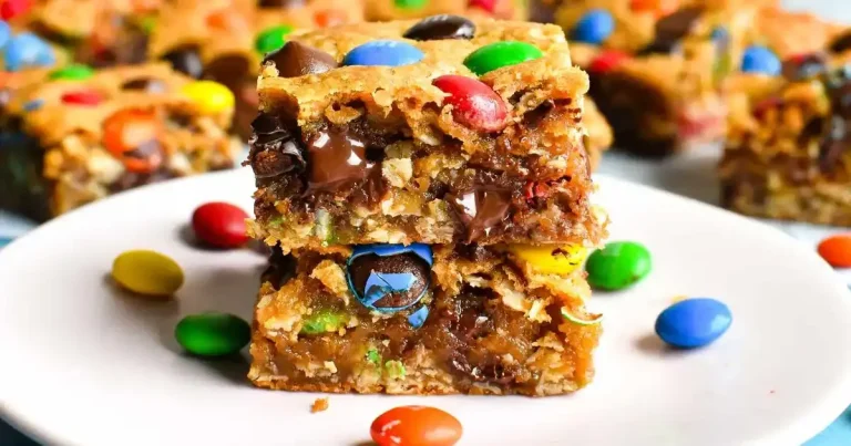 Foto da receita de Barras de Cookie Monstro