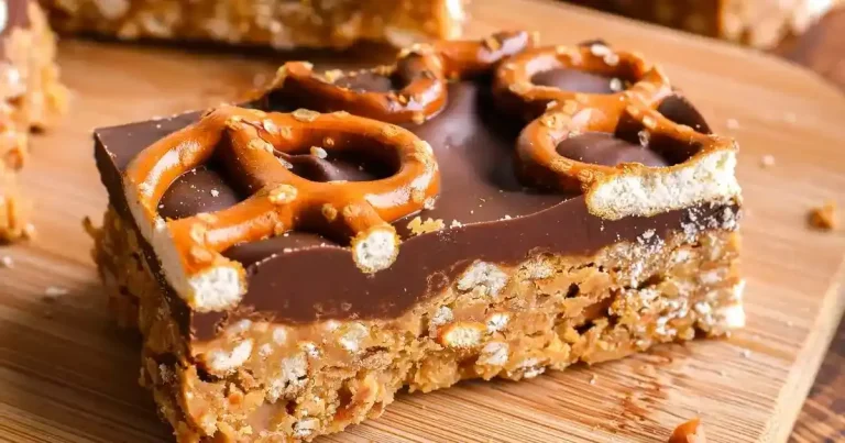 Foto da receita de Barras de Pretzel