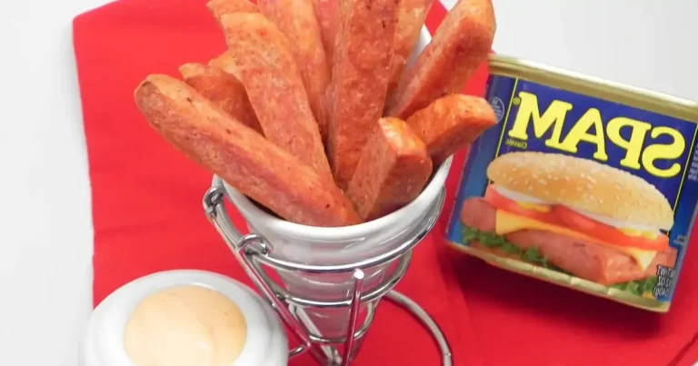 Foto da receita de Batatas Fritas de SPAM® na Air Fryer com Molho Picante