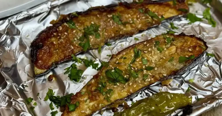 Foto da receita de Berinjela Japonesa Assada com Miso