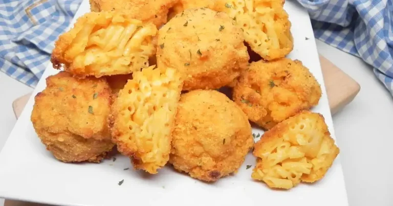 Foto da receita de Bolinhas Crocantes de Macarrão com Queijo