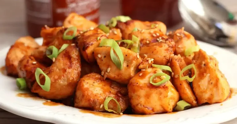 Foto da receita de Bolinho de Salmão com Mel e Sriracha