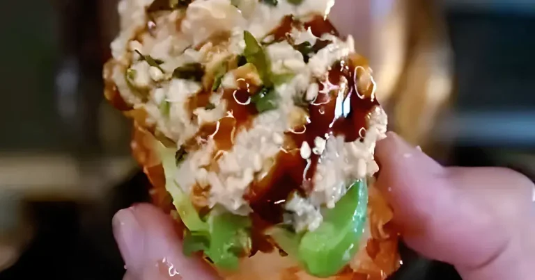 Foto da receita de Bolinhos de Sushi de Arroz Crocante