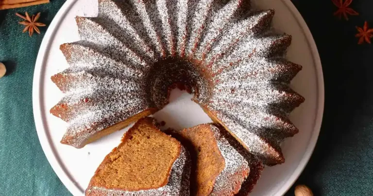 Foto da receita de Bolo Bundt de Gengibre
